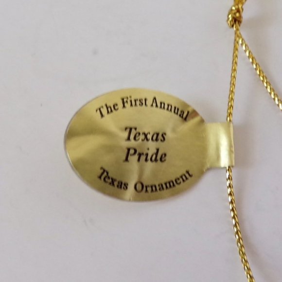 The First Annual Texas Pride Texas Ornament 2006 Danbury Mint ESC3055 - Picture 6 of 6
